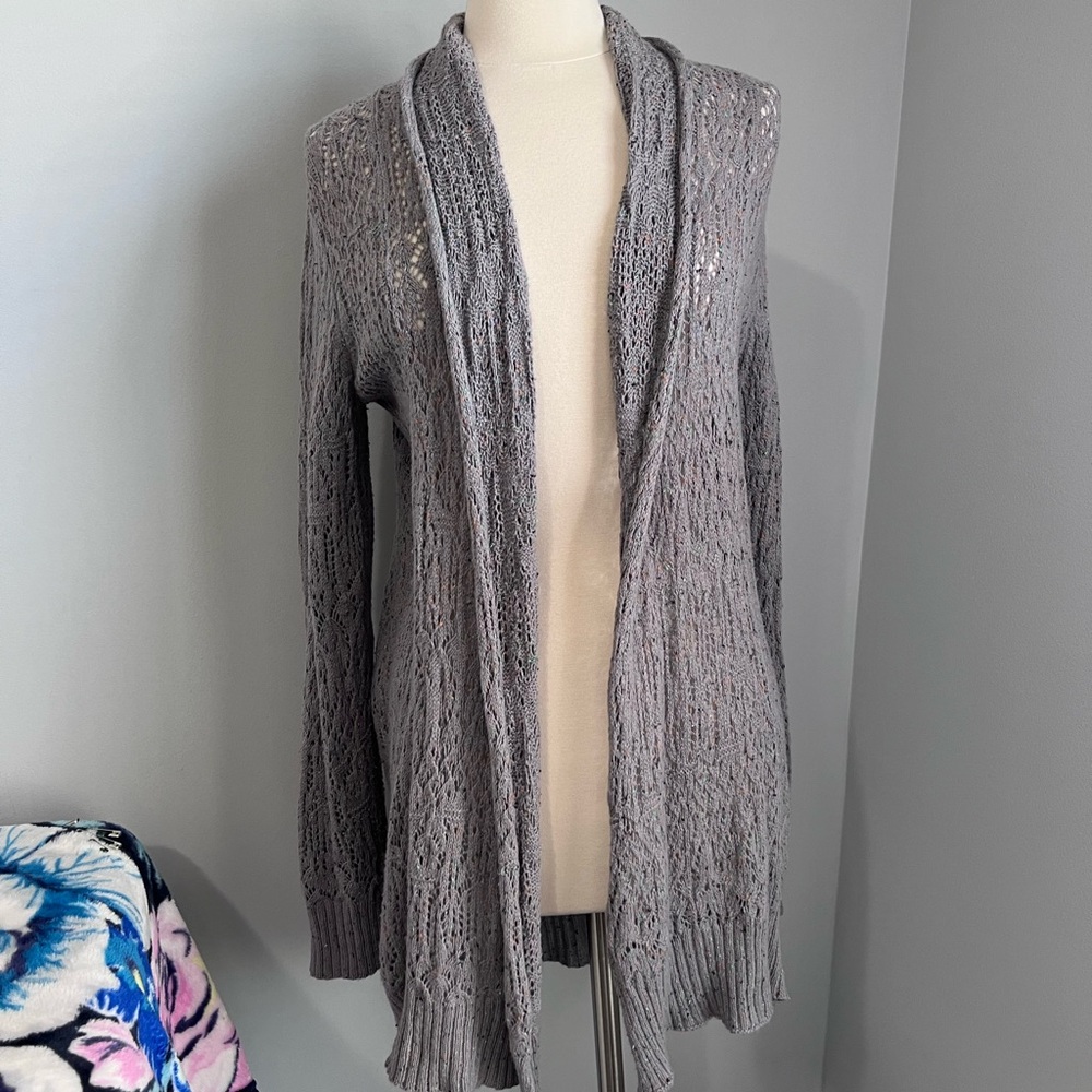 Matilda Jane M Gray Pixie Dust Secret Fields Cardigan Duster Sweater